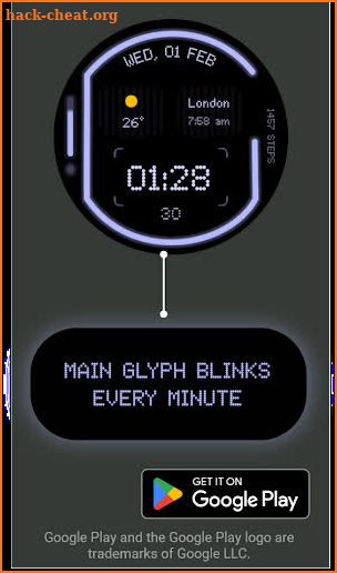 Glyph Watch Face screenshot