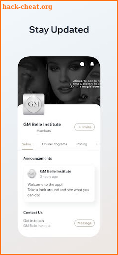 GM Belle Institute screenshot