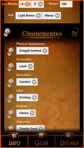 GM Wizard: Character Generator screenshot