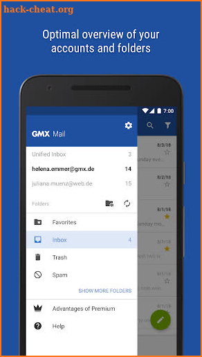 GMX - Mail & Cloud screenshot