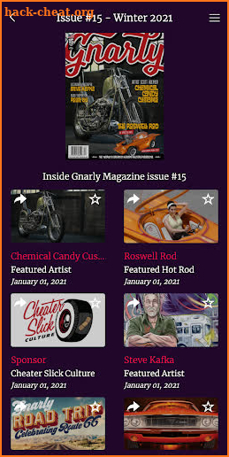 Gnarly Magazine screenshot