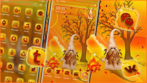 Gnome Autumn Launcher Theme screenshot