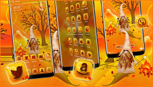 Gnome Autumn Launcher Theme screenshot