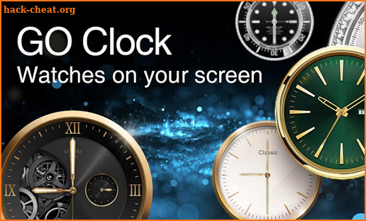GO Clock - Alarm Clock & Theme screenshot