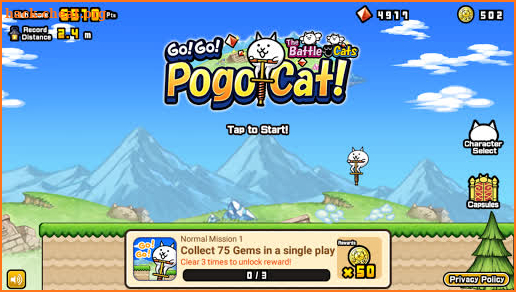 Go! Go! Pogo Cat screenshot