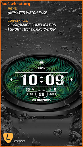 Go Green Watch Face 017 screenshot