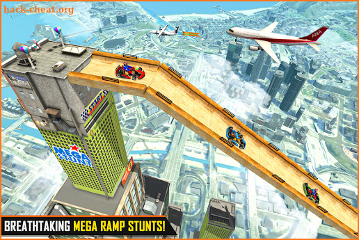 Go Kart Ramp Car Stunt Games screenshot