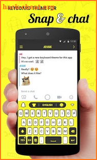 GO Keyboard Theme for Chat screenshot