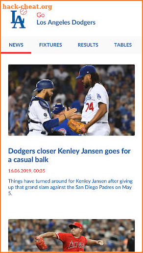 Go Los Angeles Dodgers! screenshot