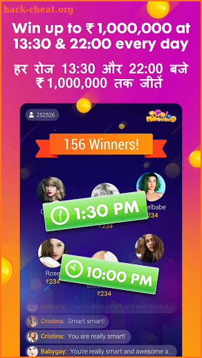 Go Millionaire-Trivia Quiz Win Money Browser screenshot