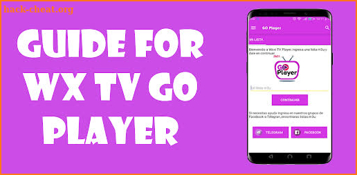 Go player New Guide For Wx Tv Helper screenshot