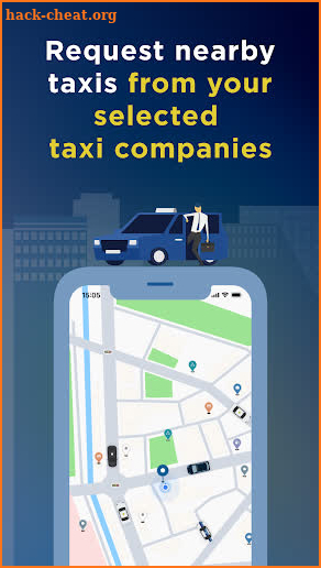 GO / Request taxi app screenshot