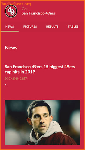 Go San Francisco 49ers! screenshot