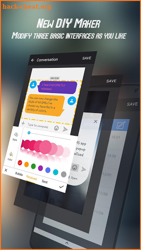GO SMS Theme DIY screenshot