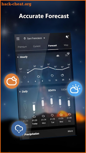 GO Weather Lite - Forecast, Widget, Light screenshot