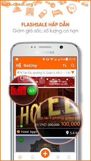 Go2Joy - Hourly Booking App screenshot