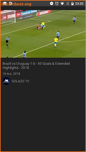 Goal Scores -  football highlights screenshot
