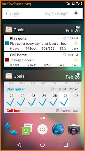 Goal Tracker & Habit List screenshot