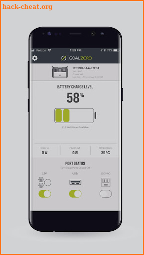 Goal Zero Yeti screenshot
