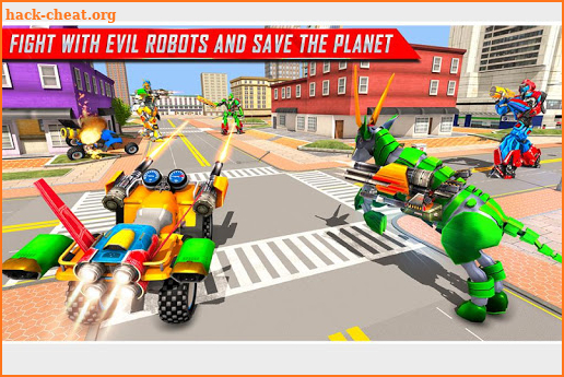 Goat Robot Transforming Games: ATV Bike Robot Game screenshot