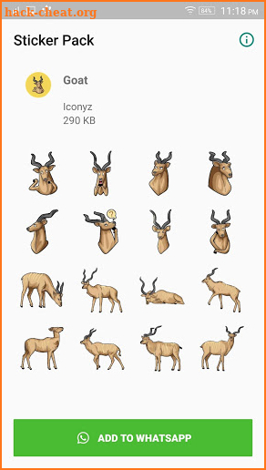 Goat Sticker for WhatsApp screenshot
