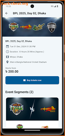 GoBCBTicket screenshot