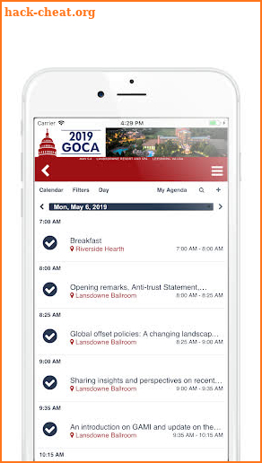 GOCA Conference screenshot