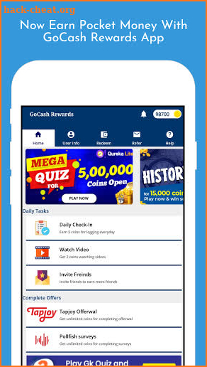 GoCash Rewards App - Earn Pocket Money screenshot