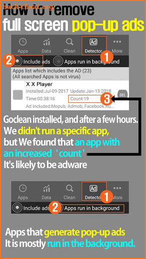 Goclean-Ad detector,airpush detector screenshot