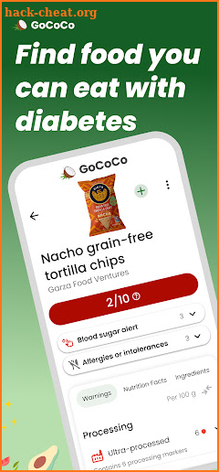 GoCoCo: Healthy Food Scanner screenshot