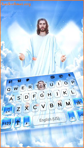 God Jesus Lord Keyboard Background screenshot