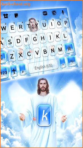 God Jesus Lord Keyboard Background screenshot