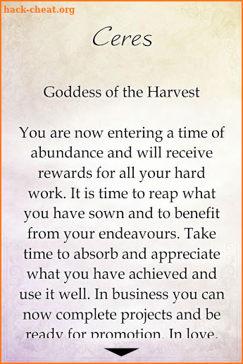Goddess Enchantment Oracle screenshot