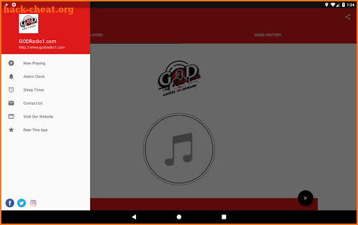 GODRadio1.com screenshot