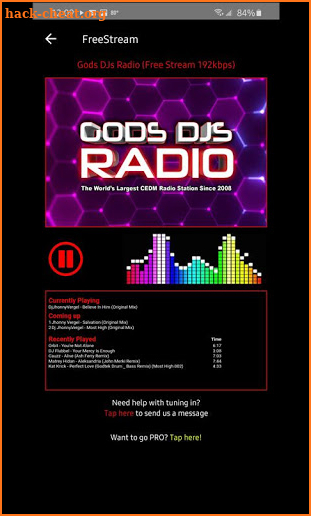 Gods DJs Radio screenshot