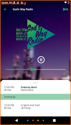God's Way Radio - 104.7 WAYG screenshot