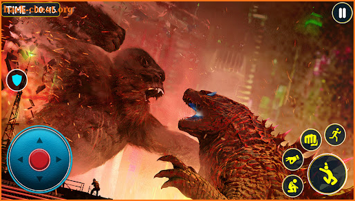 Godzilla Kong Dinosaur Rampage screenshot