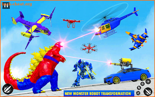 Godzilla Robot Transform Car screenshot