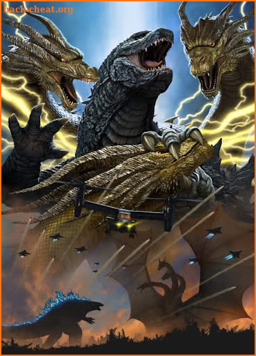 Godzilla vs King ghidorah Wallpaper screenshot