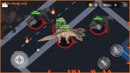 Godzilla vs Kong : King Ghidorah invasion screenshot