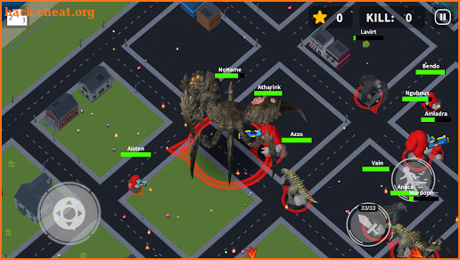 Godzilla vs Kong : Spider invasion Among us .io screenshot