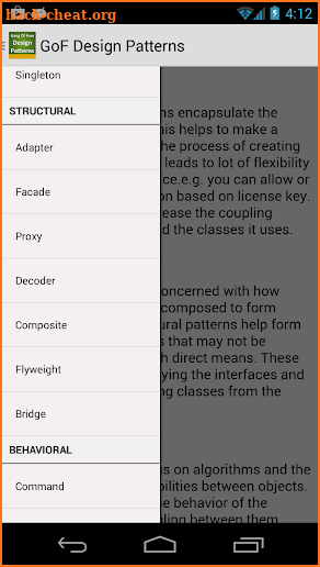 GoF Design Patterns screenshot