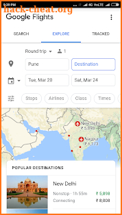 GoFlight -Google Flight screenshot
