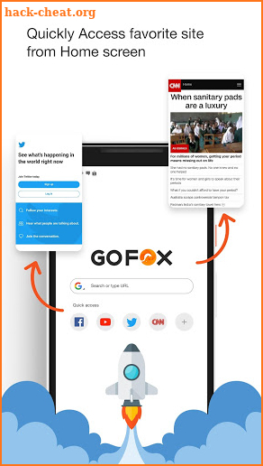 GoFox - Incognito Browser And Private Web Browser screenshot