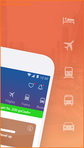 Goibibo - Flight Hotel Bus Car IRCTC Booking App screenshot