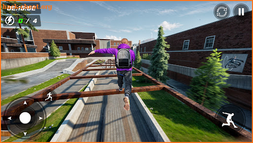 Going Up Rooftop Parkour Games screenshot