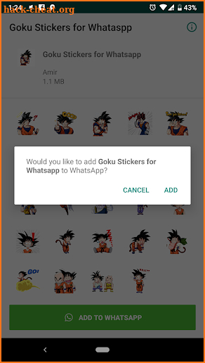 Goku Stickers For Whatsapp screenshot