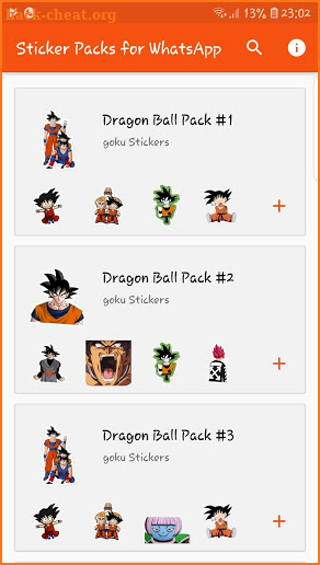 Goku Stickers For Whatsapp‏ WAStickerApps screenshot