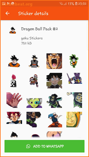 Goku Stickers For Whatsapp‏ WAStickerApps screenshot