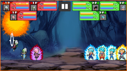 Goku super saiyan fight screenshot